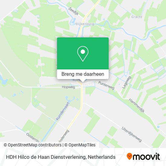 HDH Hilco de Haan Dienstverlening kaart