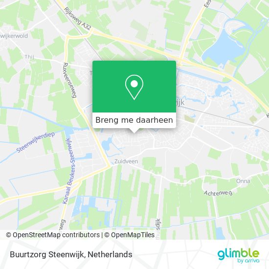 Buurtzorg Steenwijk kaart