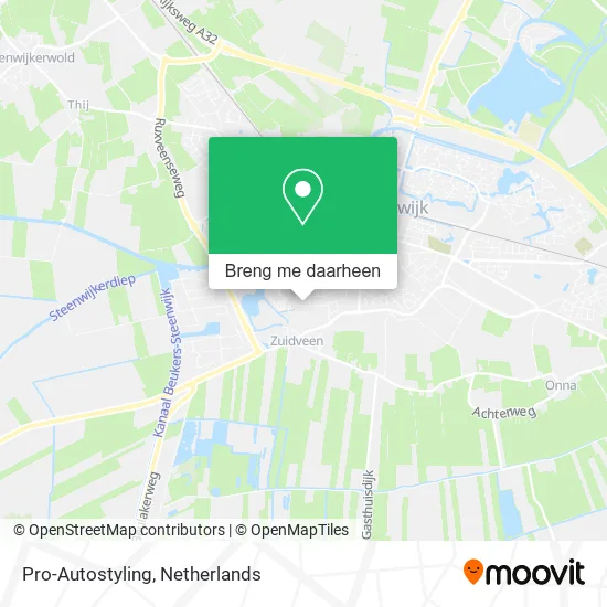 Pro-Autostyling kaart