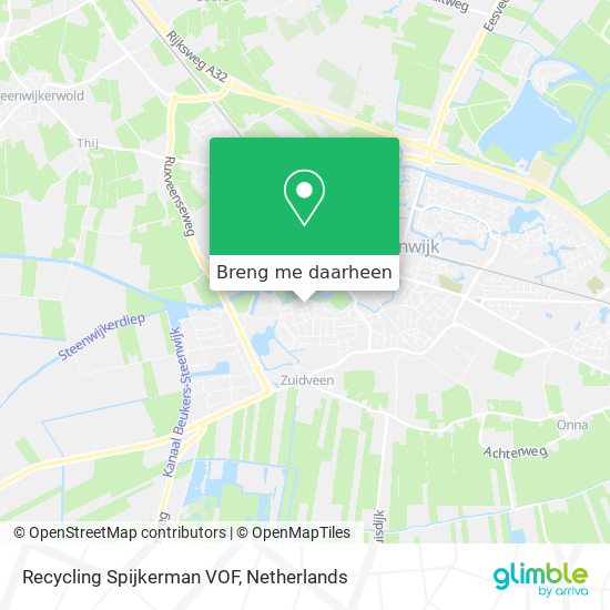 Recycling Spijkerman VOF kaart