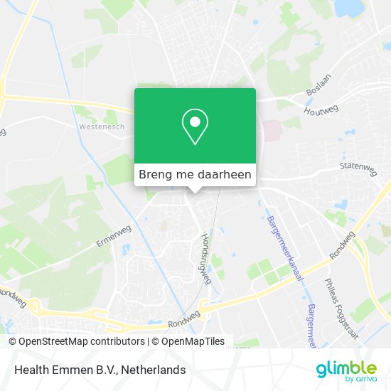 Health Emmen B.V. kaart