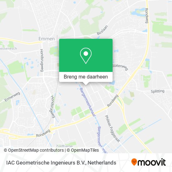 IAC Geometrische Ingenieurs B.V. kaart