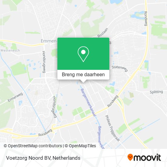 Voetzorg Noord BV kaart