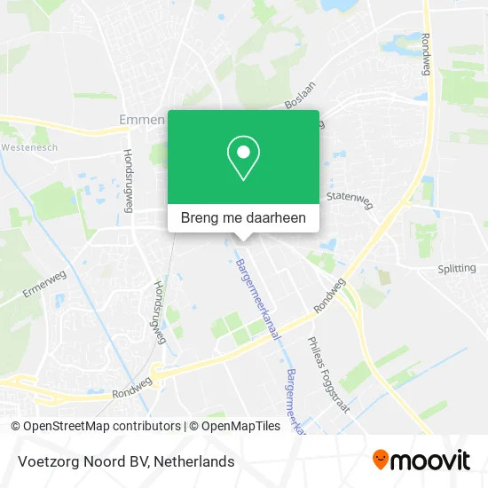 Voetzorg Noord BV kaart