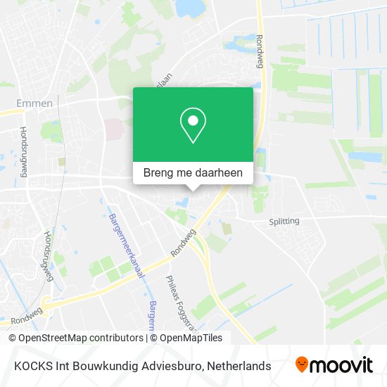 KOCKS Int Bouwkundig Adviesburo kaart