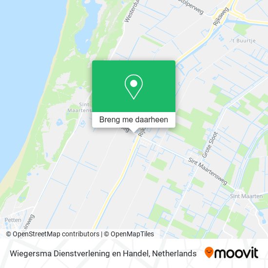 Wiegersma Dienstverlening en Handel kaart
