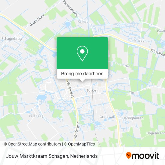 Jouw Marktkraam Schagen kaart