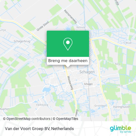 Van der Voort Groep BV kaart