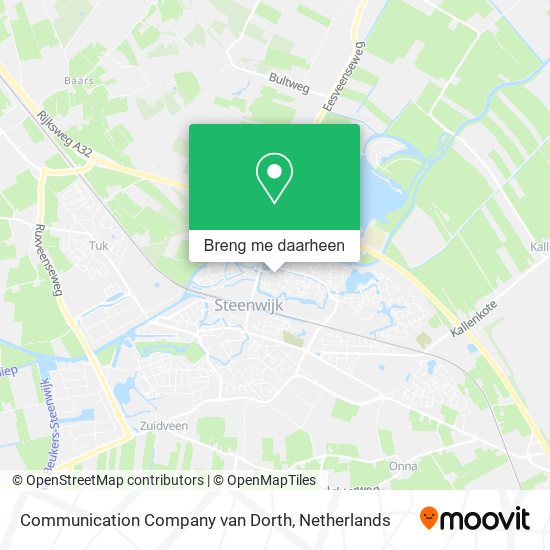 Communication Company van Dorth kaart