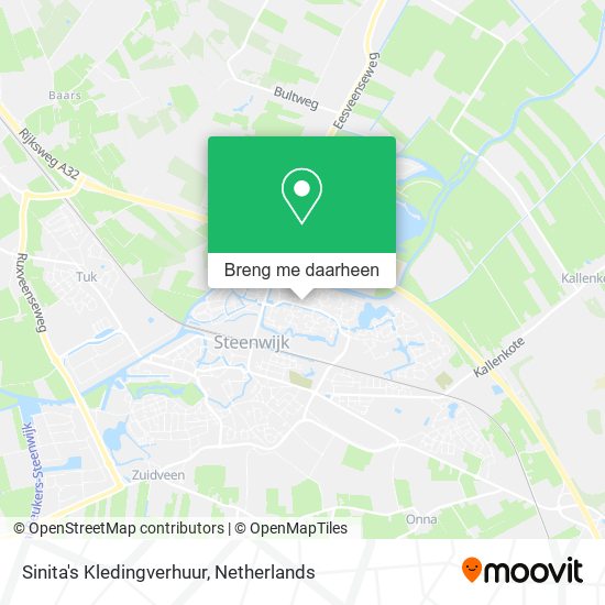 Sinita's Kledingverhuur kaart