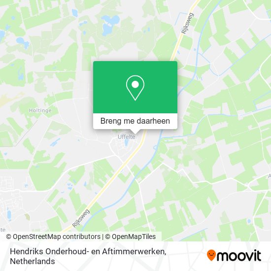 Hendriks Onderhoud- en Aftimmerwerken kaart