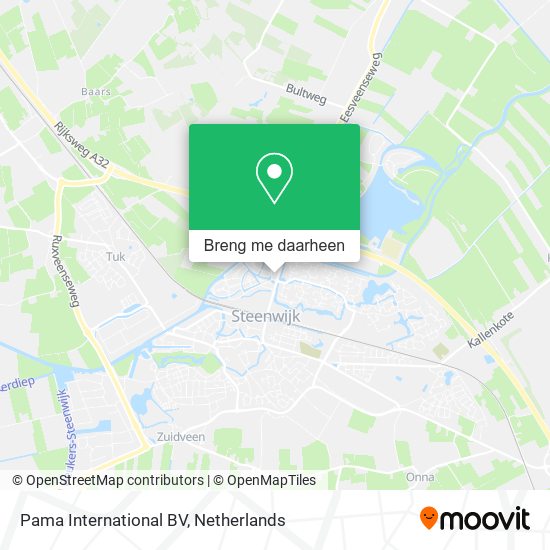 Pama International BV kaart