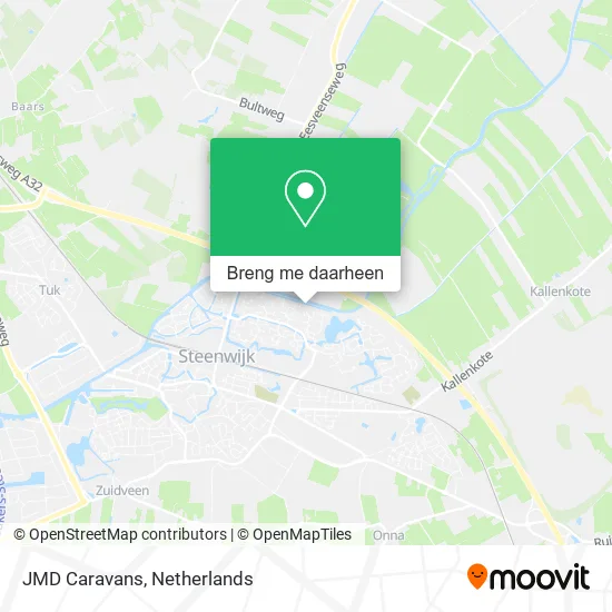 JMD Caravans kaart