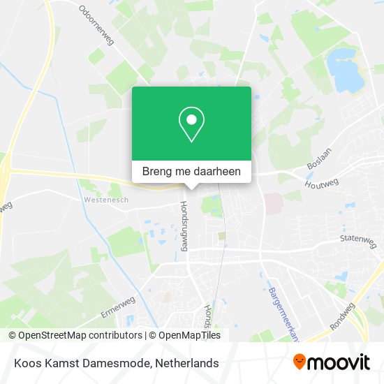 Koos Kamst Damesmode kaart
