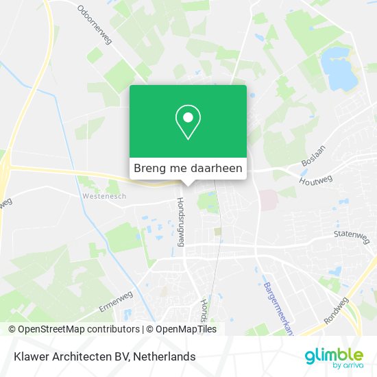 Klawer Architecten BV kaart