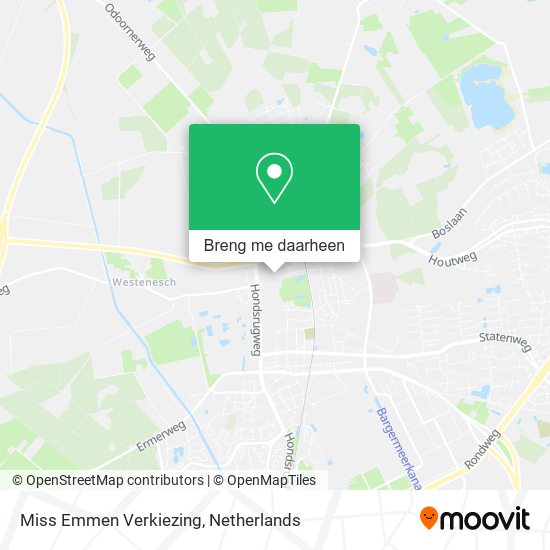 Miss Emmen Verkiezing kaart