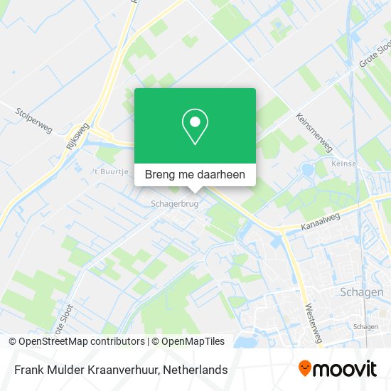 Frank Mulder Kraanverhuur kaart