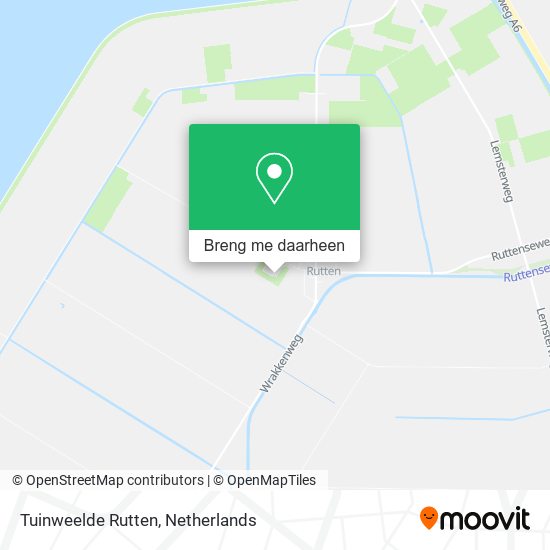 Tuinweelde Rutten kaart
