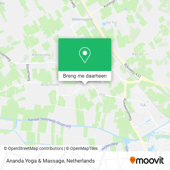 Ananda Yoga & Massage kaart