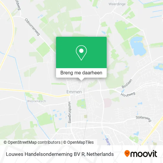 Louwes Handelsonderneming BV R kaart