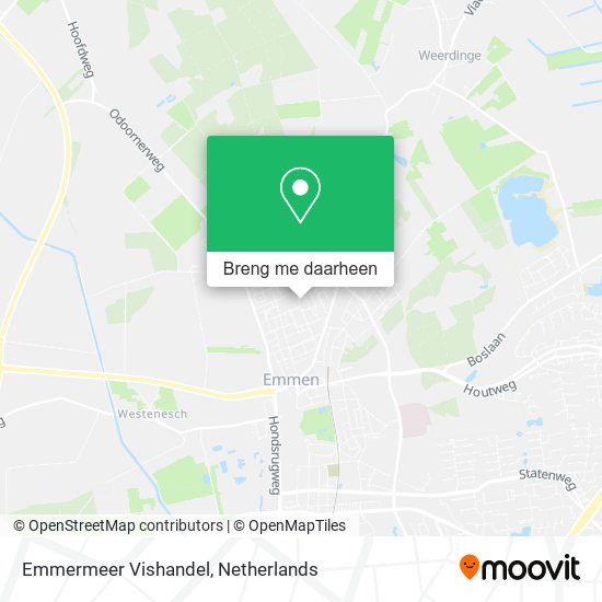 Emmermeer Vishandel kaart