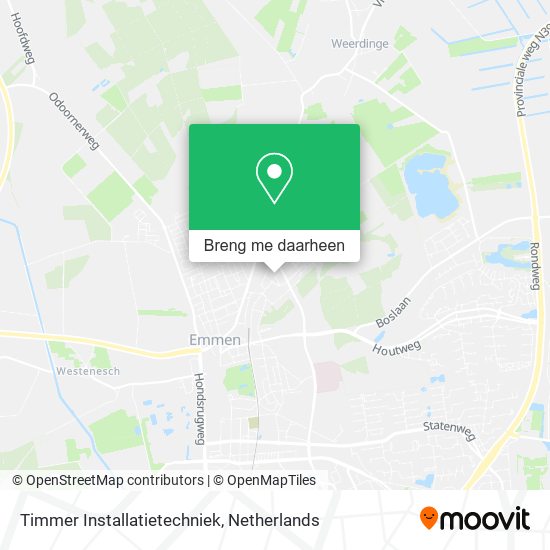 Timmer Installatietechniek kaart