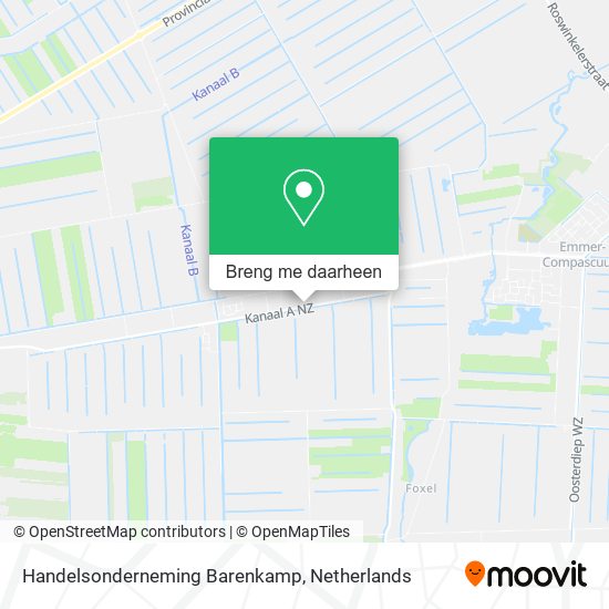 Handelsonderneming Barenkamp kaart