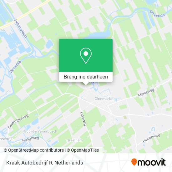 Kraak Autobedrijf R kaart