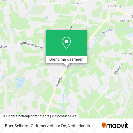 Boer Selhorst Oldtimerverhuur De kaart