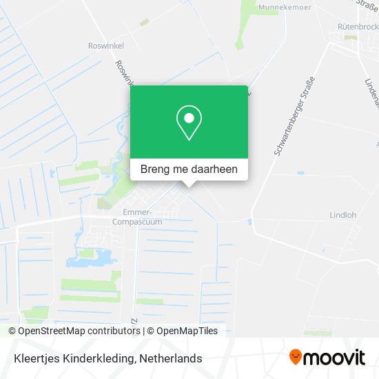 Kleertjes Kinderkleding kaart