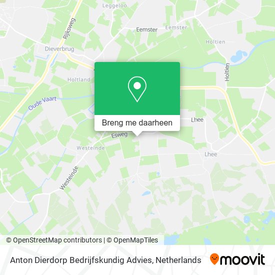 Anton Dierdorp Bedrijfskundig Advies kaart