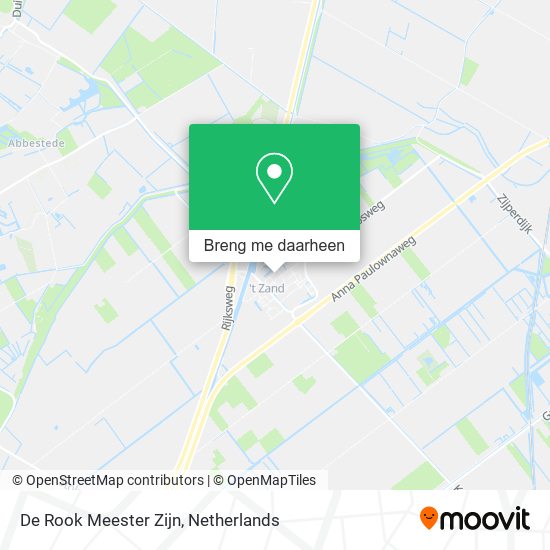 De Rook Meester Zijn kaart