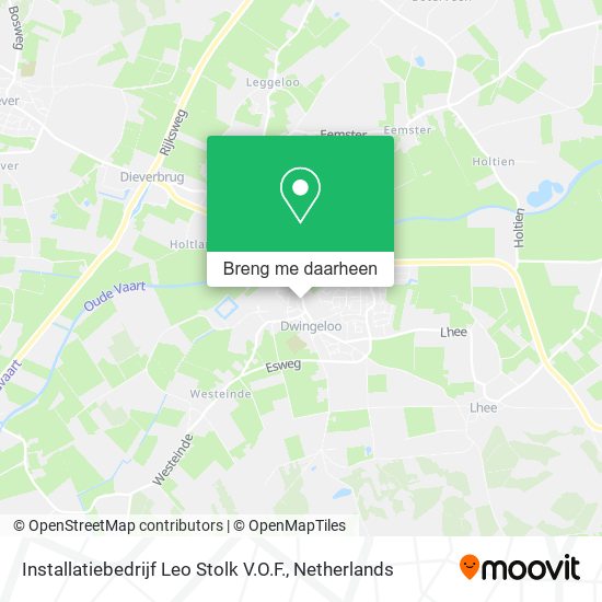 Installatiebedrijf Leo Stolk V.O.F. kaart