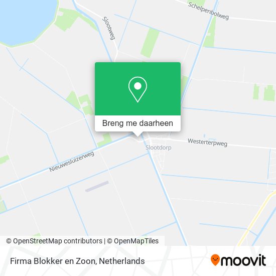 Firma Blokker en Zoon kaart