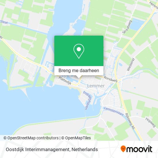 Oostdijk Interimmanagement kaart