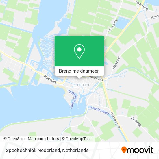 Speeltechniek Nederland kaart