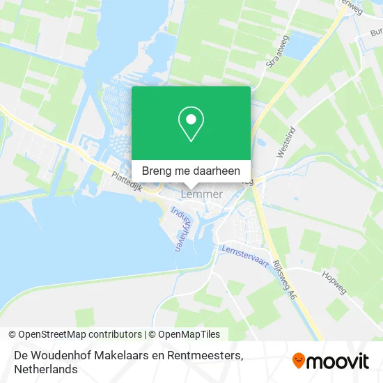 De Woudenhof Makelaars en Rentmeesters kaart