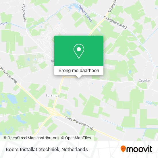 Boers Installatietechniek kaart