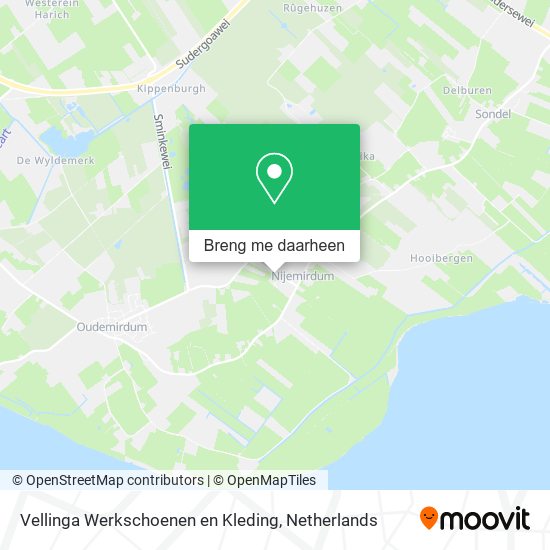 Vellinga Werkschoenen en Kleding kaart