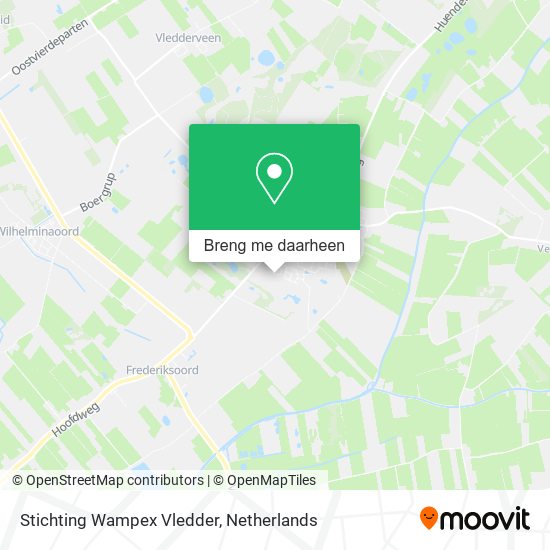 Stichting Wampex Vledder kaart