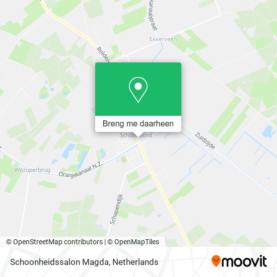 Schoonheidssalon Magda kaart