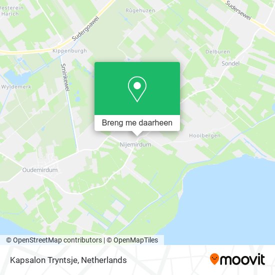 Kapsalon Tryntsje kaart