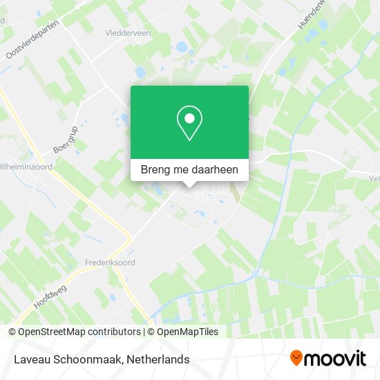 Laveau Schoonmaak kaart