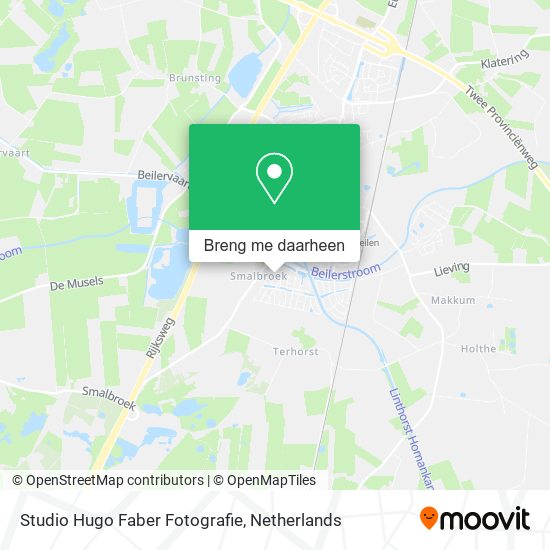 Studio Hugo Faber Fotografie kaart