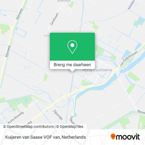 Kuijeren van Saase VOF van kaart