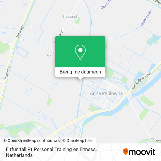 Fitfun4all Pt Personal Training en Fitness kaart