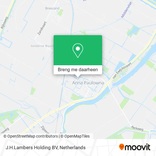 J.H.Lambers Holding BV kaart