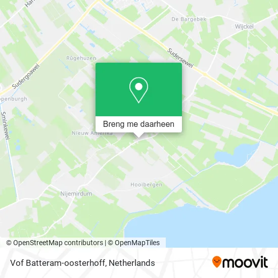 Vof Batteram-oosterhoff kaart
