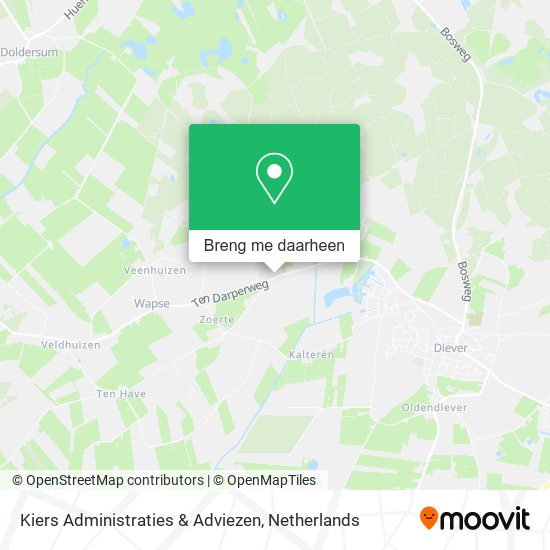 Kiers Administraties & Adviezen kaart