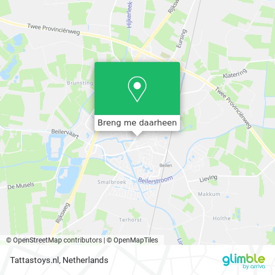 Tattastoys.nl kaart